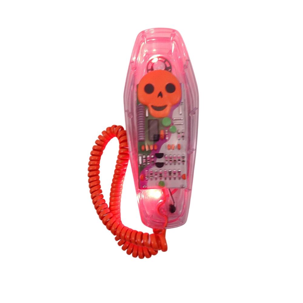 Halloween Telephone Lighted Sound Spooky Ringing Phone Calls **Video** 80s-type